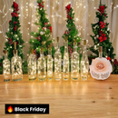 Luzes de garrafa de LED Natalina
