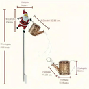 ( Compre 1 e Leve 2 ) Regador Solar de Papai Noel