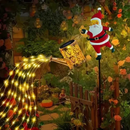 ( Compre 1 e Leve 2 ) Regador Solar de Papai Noel
